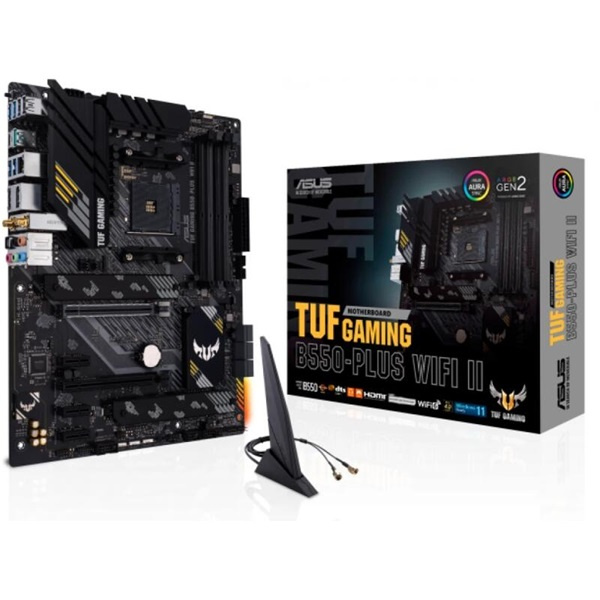 ASUS TUF GAMING B550-PLUS WIFI II AMD B550 SocketAM4 ATX alaplap