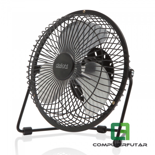 Delight USB Mini Ventilátor, fekete (51110)