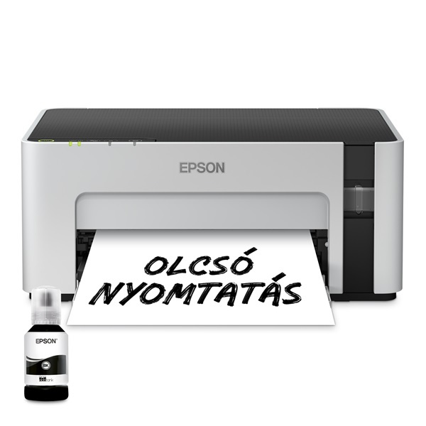 Epson EcoTank M1120 egyfunkciós mono nyomtató WiFi/USB, 6000 oldal tinta a dobozban