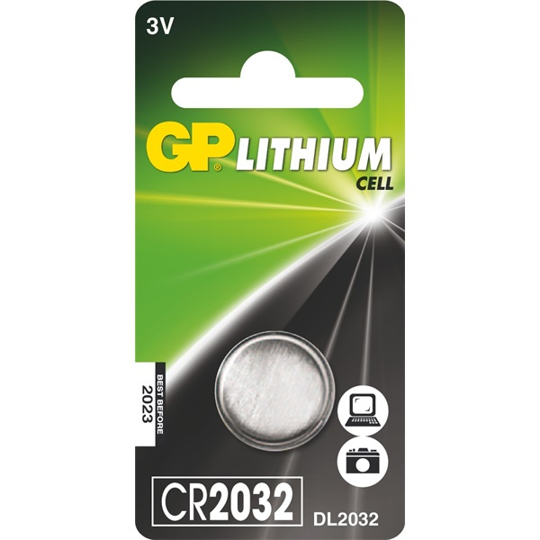 GP CR2032 lítium gombelem