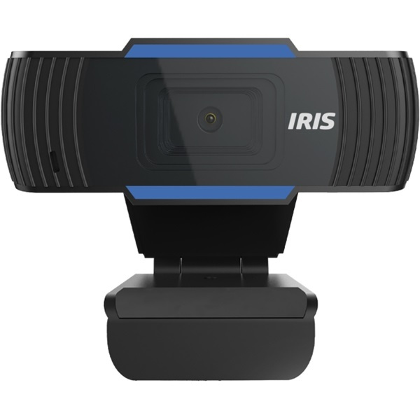 IRIS W-25 mikrofonos fekete/kék FullHD webkamera