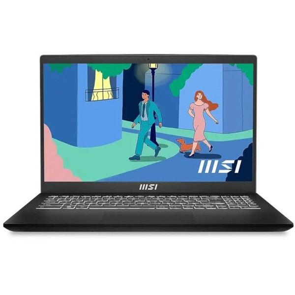 MSI Modern 15 B13M-1030 15,6"FHD/Intel Core i3-1315U/8GB/512GB/Int.VGA/FreeDOS/fekete laptop