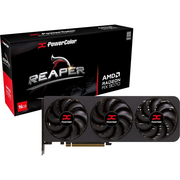 PowerColor Reaper AMD RX 9070 16GB GDDR6 256bit PCIe videókártya