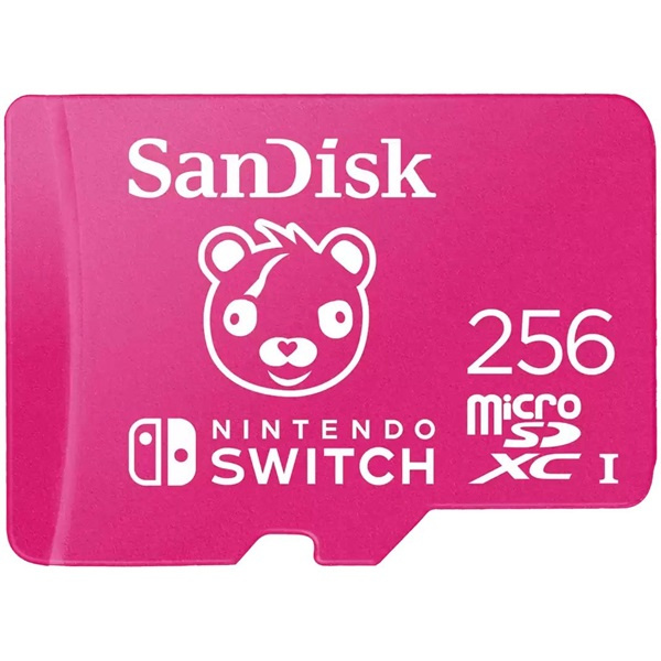 Sandisk 00215473 256GB SD micro Nintendo Switch (SDXC Class 10 UHS-I U3) memóriakártya