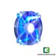 Cooler Master MegaFlow 200 200x200x30mm 700RPM kék LED-es ház ventilátor