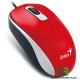 Genius DX 110 USB piros-fekete egér