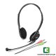 Genius HS-200C jack fekete headset