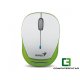 Genius MicroTraveler 9000R V3 USB fehér-zöld notebook egér