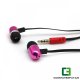 Sbox EP-044P pink mikrofonos fém fülhallgató