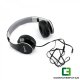 Sbox HS-501B fekete mikrofonos fejhallgató