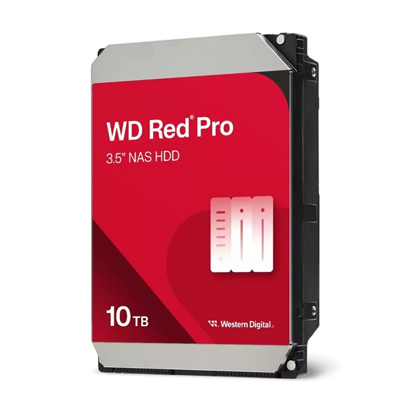 Western Digital 3,5" 10000GB belső SATAIII 7200RPM 512MB RED PRO WD103KFBX winchester 5 év