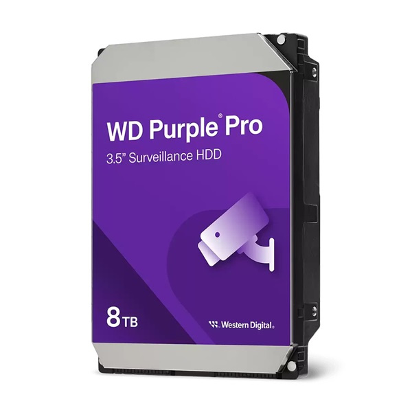 Western Digital 3,5" 8TB SATA 6Gb/s Purple Pro WD8002PURP winchester